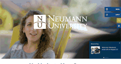 Desktop Screenshot of neumann.edu